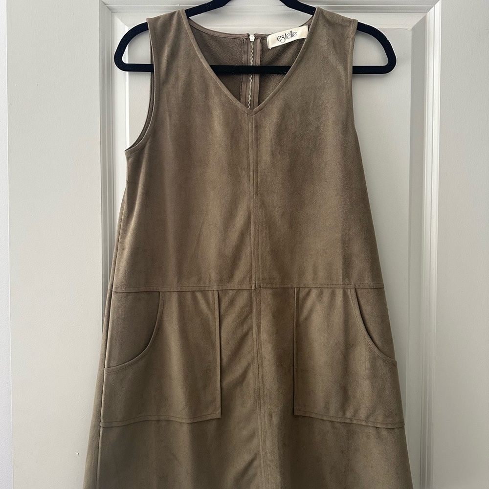 Olive Sleeveless Dress